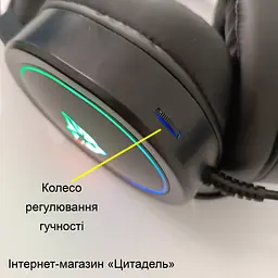 Навушники ігрові G607 USB з мікрофоном/регулюванням гучності та RGB підсвічуванням - мініатюра 5