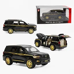 Колекційна металева модель позашляховика АвтоЕксперт Toyota Land Cruiser з інерцією, світлом та звуком 1:24 - мініатюра 9