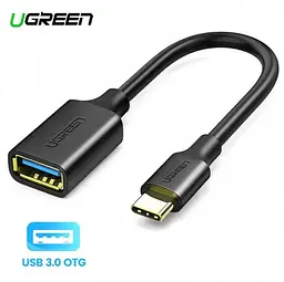 Перехідник конвертер UGREEN US154 USB-C Male — USB 3.0 A Female (30701) - мініатюра 2