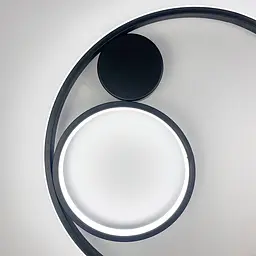 Сучасний настінний або стельовий LED світильник Ø 45 см Line F Арт. WMJ26-450*H70 SandBK - мініатюра 5