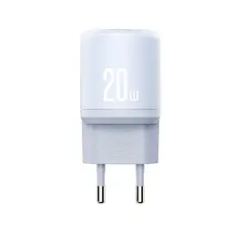 Мережевий зарядний пристрій XO L144(EU) PD20W 1USB-A+1USB-C Fast Charger Синій - мініатюра 5