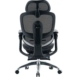 Офісне крісло Sihoo C300 PRO V2, Black, з підставкою для ног (C300-PRO-V2-B101-JT) - мініатюра 4