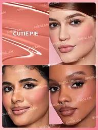 Рідкі матові рум'яна Sheglam Color Bloom Liquid Blush-Cutie Pie - мініатюра 2