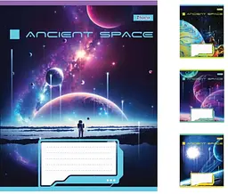 Набір зошитів А5 96 аркушів лінія 1 Вересня Ancient Space 5 шт 766499