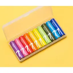 Батарейка ZMI Alkaline Battery ZI7 Rainbow AAA 10 шт. - мініатюра 3