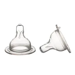 Соска силіконова Canpol babies EasyStart, швидкий потік, 12+, для пляшечок з широким отвором, 2 шт. (21/732) - мініатюра 3