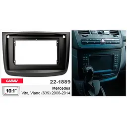 Перехідна рамка Carav Mercedes-Benz Vito, Viano (W639) (22-1889) - мініатюра 5