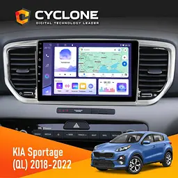 Штатна магнітола KIA Sportage 4 2018-2020 Cyclone C9-011 4x64, DSP Cyclone (НФ-00007900)