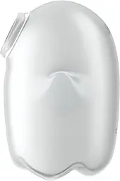 Вакуумний кліторальний стимулятор з вібрацією Satisfyer Glowing Ghost білий - мініатюра 6