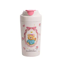 Термочашка Bears 480 мл з керамічною колбою, білий Yiwu HP-14-15P - мініатюра 9