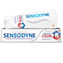 Зубна паста Sensodyne Чутливість зубів та захист ясен Відбілююча, 75 мл - мініатюра 2