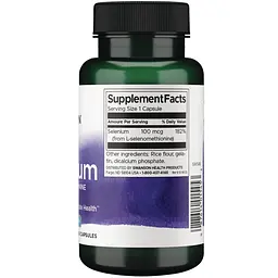 L-селенометіонін Swanson Selenium 100 mcg, 300 капсул
