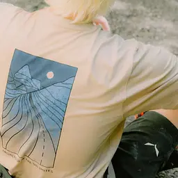 Футболка Salewa Eagle Sunset Loose T-Shirt M M Бежева (1054-013.012.1321) - мініатюра 3