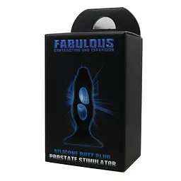 Анальна пробка Fabulous Contraction And Expansion 11 см (чорний) - мініатюра 5