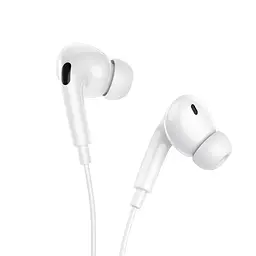 Навушники дротові HOCO M111 Pro Primero digital headset (Lightning) White - мініатюра 2