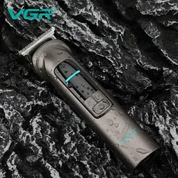 Машинка для стрижки VGR V-096, акумуляторна, для волосся та бороди, з насадками - мініатюра 4