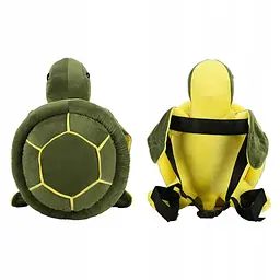 Захисні наколінники-черепашки D&S Design Ski-Protector Mini Turtle захист колін для лиж і сноуборду 2 шт зелено-жовті (SKU-259) - мініатюра 3