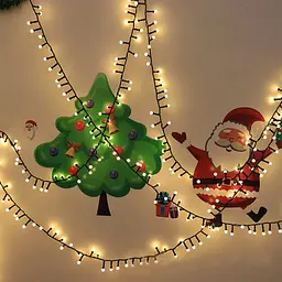 Світлодіодна гірлянда, 10 метрів, 220V, 480 leds, теплий білий (WLS-QX-DC2164W10) - мініатюра 8