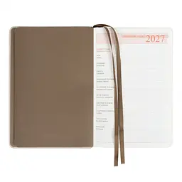 Діловий блокнот Leo Planner твердий А5 датований 2027 Lizard 252769 368 аркушів кремовий - мініатюра 4