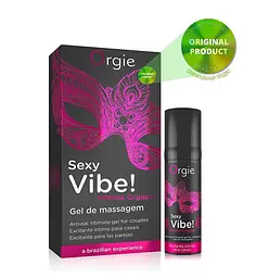 Збуджуючий гель, рідкий вібратор, 15 мл Orgie Sexy Vibe! Intense Orgasm