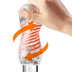 Мастурбатор Tenga Spinner Hexa помаранчевий - мініатюра 3