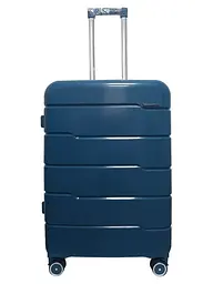 Валіза середня M+ з поліпропілену Milano bag 0305 84л Морська хвиля