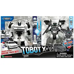Іграшка-трансформер міні S5 Tobot X білий + Tobot Y сірий (301166) - мініатюра 8