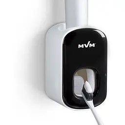 Диспенсер для зубної пасти MVM BP-24, білий з чорним (BP-24 WHITE/BLACK) - мініатюра 3