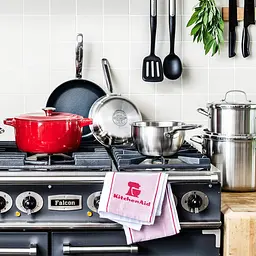 Набір кухонних рушників KitchenAid 70 х 50 см 2 шт. 45 х 45 см 1 шт. (CC000007-001) - мініатюра 4