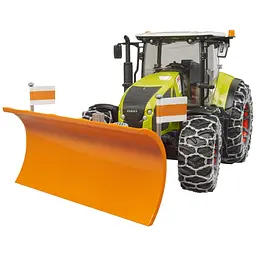 Машинка Bruder Трактор для прибирання снігу Claas Axion 950 (03018) - мініатюра 4
