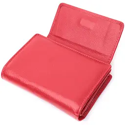 Ідеальний гаманець з монетницею із натуральної шкіри ST Leather 22739 червоний - мініатюра 5