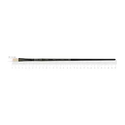 Пензель синтетика овальна Terra 1608FR №4 довга ручка ROSA (4823098533894)