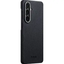 Чохол Pitaka Edge Case Aaron Button 600D Twill для Samsung Galaxy S26 Plus Black/Grey (KS2601S) - мініатюра 2