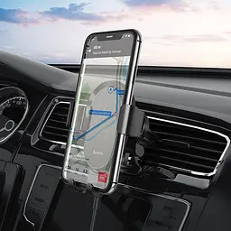 Автотримач із бездротовою зарядкою HOCO CA105 для повітроводу - мініатюра 4