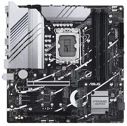 Материнська плата LGA1700, Asus PRIME Z790M-PLUS, Z790, 4xDDR5, Int.Video(CPU), 4xSATA3, 3xM.2, 1xPCI-E 16x 5.0, 1xPCI-E 16x 4.0, 2xPCI-E 1x 4.0, 1xM.2 (Key E), ALC697, I219-V, 8xUSB3.2/4xUSB2.0, HDMI/DP, MicroATX - мініатюра 2