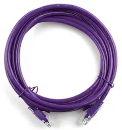 Патч-корд 25м, RJ-45, Cat.5e, CU, мідь, фіолетовий Ritar (PCR-CU/25Pe / 04296)
