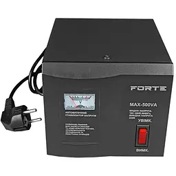 Стабілізатор напруги Forte MAX-500VA 500 Вт релейний 5 кВт (42061) - мініатюра 2