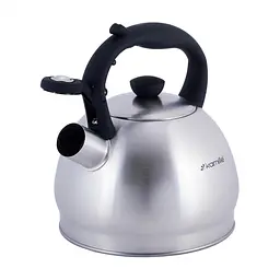 Чайник із свистком Kamille KM-0693BL 2 л чорний - мініатюра 6