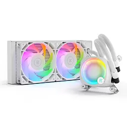 СВО EKWB EK-Nucleus AIO CR240 Lux D-RGB - White (3831109897843) - мініатюра 1
