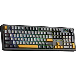 Клавіатура Aula F108 Pro Wireless/Bluetooth UA Black/Gray (6978080501295) - мініатюра 3