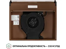 Витяжка Perfelli PL 6144 DARK BR LED - мініатюра 9