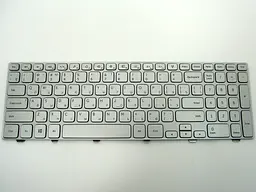 Клавіатура для DELL Inspiron 15-7000, 7537 Series (RU Silver з рамкою та підсвічуванням). Оригінал. - мініатюра 3