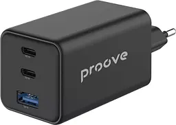 Зарядний пристрій Proove Pocket GaN 65W 2Type-C + USB black (WCPG65121201) - мініатюра 3