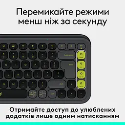 Клавіатура Logitech POP Icon Keys Bluetooth UA Graphite (920-013157) [118957] - мініатюра 9