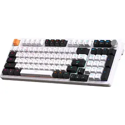 Клавіатура USB GamePro MK170W Hot-Swap Red Swich RGB USB White (MK170W) UA