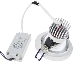 Світильник стельовий Brille LED врізний LED-24/5W WW WH L59-002 - мініатюра 3