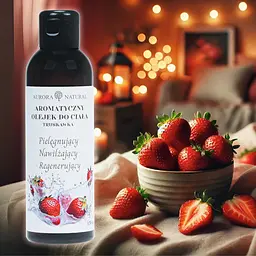 Масажне масло Aurora Naturals полуниця 150 мл - мініатюра 3