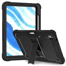 Захисний чохол для планшета Apple iPad Air 11 (2024)/Air 11 (2025)/Air 11 (2026), Rover, чорний, протиударний, з відкидною підставкою, накладка, TPU+PC, амортизуючі кути, підняті краї для захисту екрану і камери, ArmorStandart (ARM84954) - мініатюра 2