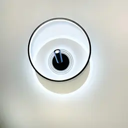 Стельова дизайнерська люстра LED Line.F MJ 50-500 BK+WT - мініатюра 5