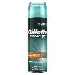 Гель для гоління Gillette Mach 3 Close & Smooth 200 мл - мініатюра 2